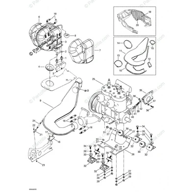 514052704 BUTOIR CAOUT.  *BUMPER-RUBBER  Резиновый демпфер глушителя