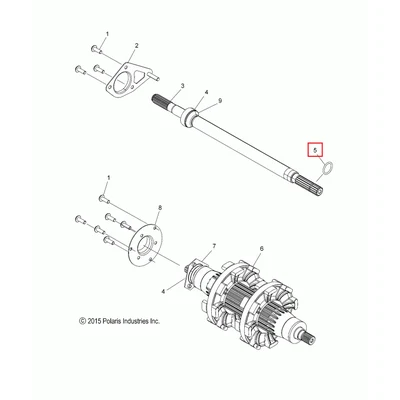Кольцо Jackshaft Polaris O-RING 20.30MMX2.62MM 5413563