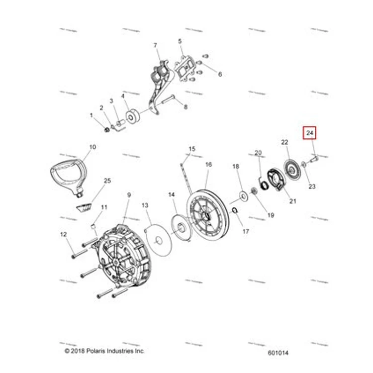 Схема сборки (отмечена позиция детали)