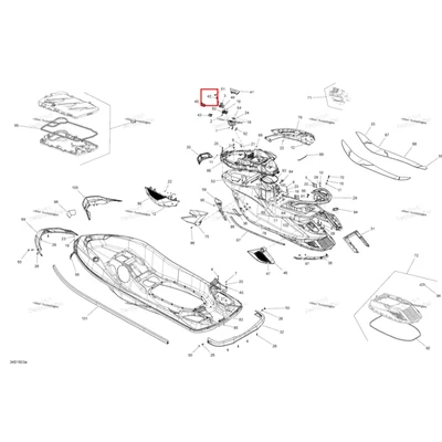 Кнопка Sea-Doo RXT (2016) (291002726)