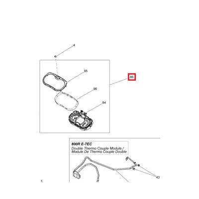 515177556 Спидометр Ski-Doo SPEEDOMETER