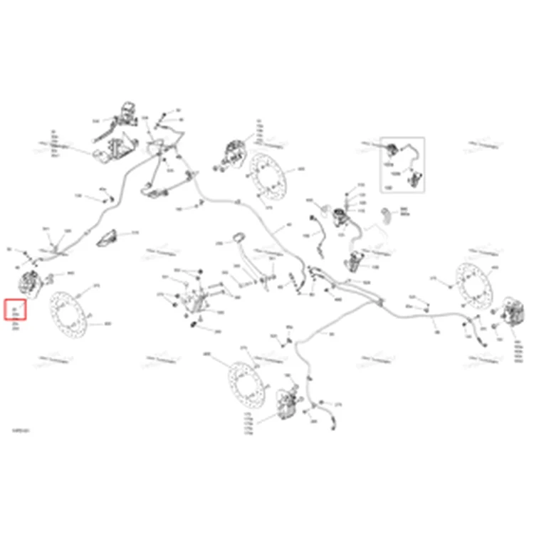 Схема сборки (отмечена позиция детали)