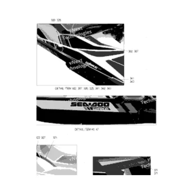 219903574 Наклейка Sea-Doo
