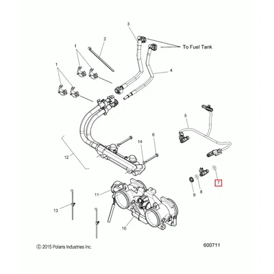 Кольцо форсунки Polaris O-RING 1500198