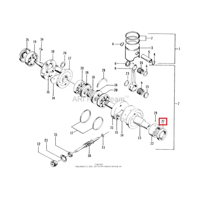 0930-051 Сальник коленвала Arctic Cat LH,M40 3003-759