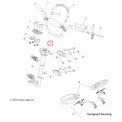 1824108-329 Вал рулевой AXYS Polaris