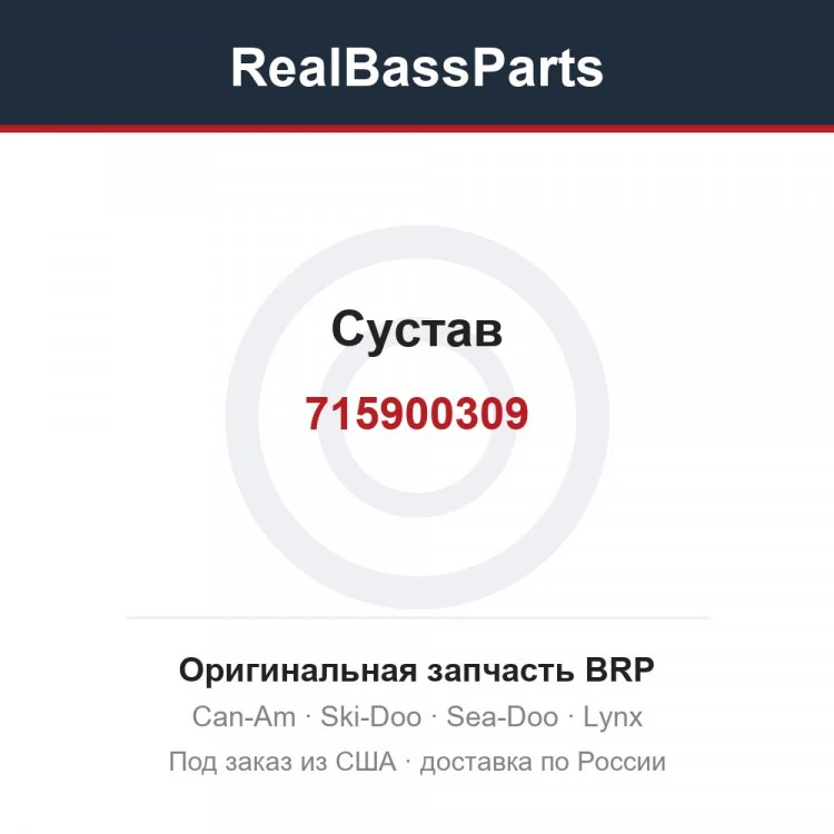 Оригинальная запчасть BRP