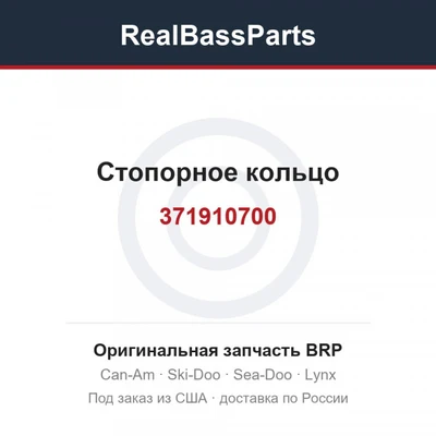 371910700 Стопорное кольцо