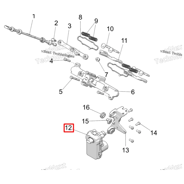 4016933 Актуатор Polaris, фото 1