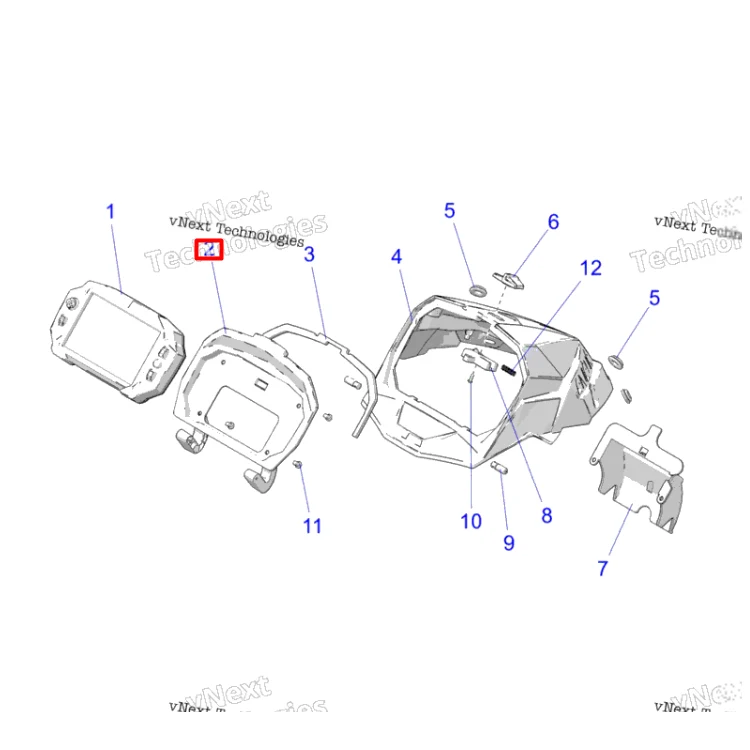 5456644-070 Крышка Polaris , фото 1