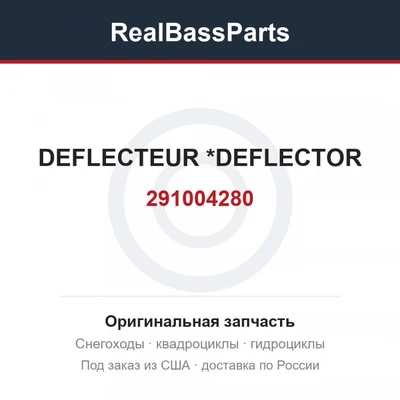 291004280 DEFLECTEUR     *DEFLECTOR