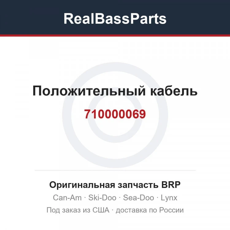 Оригинальная запчасть BRP