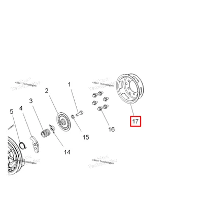3021618 Храповик стартера Polaris