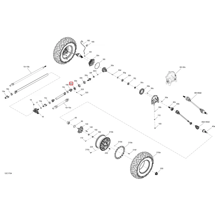 705401827 Сальник JOINT ETANCHE  *OIL SEAL, фото 1