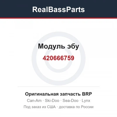 420666759 Модуль эбу