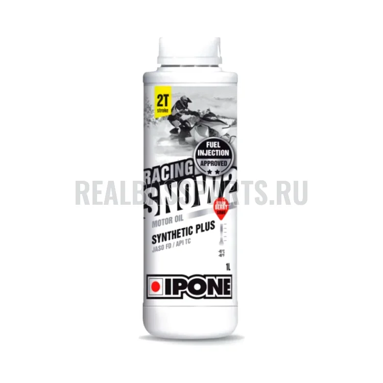 800173 IPONE Масло Моторное Двухтактное Синтетическое Snow Racing 1L, фото 1