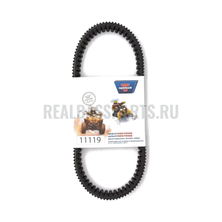 11119 Ремень вариатора OPTIBELT для квадроциклов РМ 500-2, РМ 650, РМ 650-2, X5, X6, X8, X10 0180-055000, 27601-09F60, 505C162, фото 1