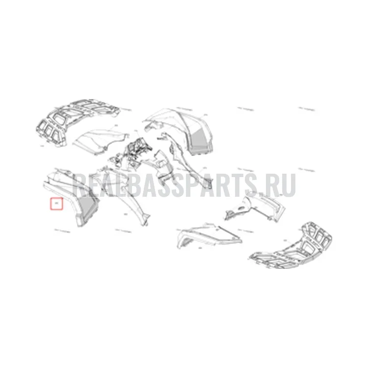 Схема сборки (отмечена позиция детали)