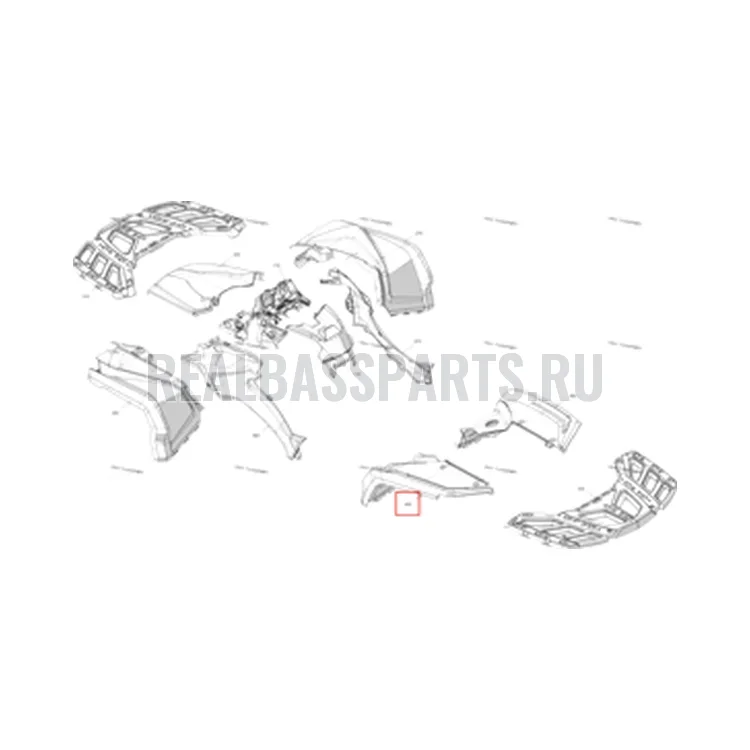Схема сборки (отмечена позиция детали)