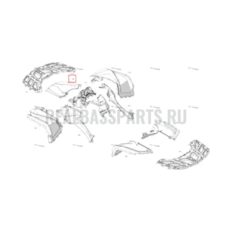 Схема сборки (отмечена позиция детали)