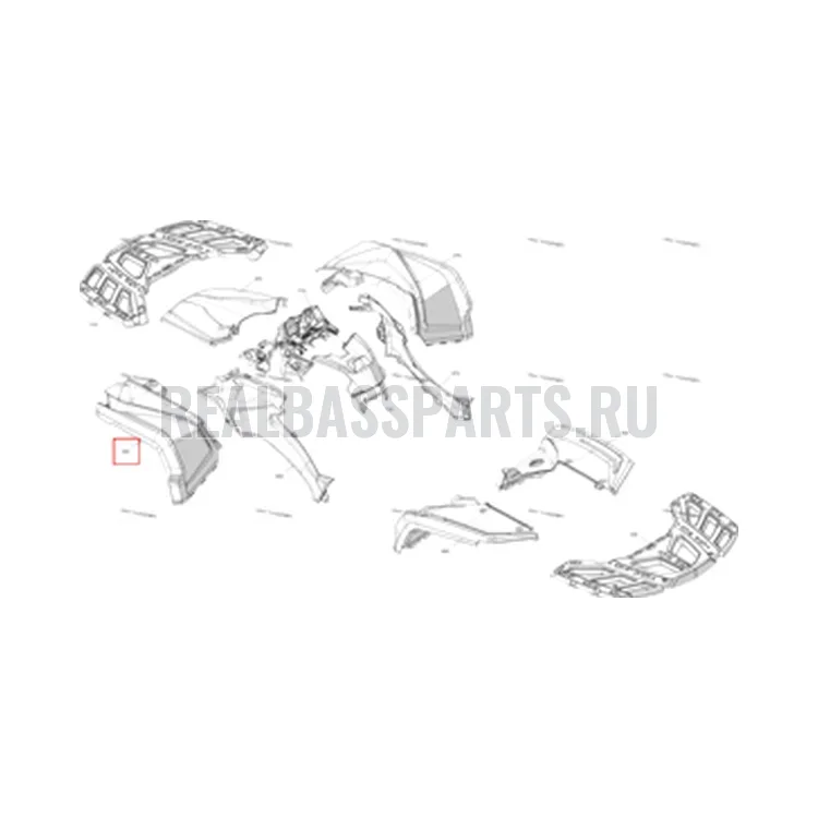 Схема сборки (отмечена позиция детали)