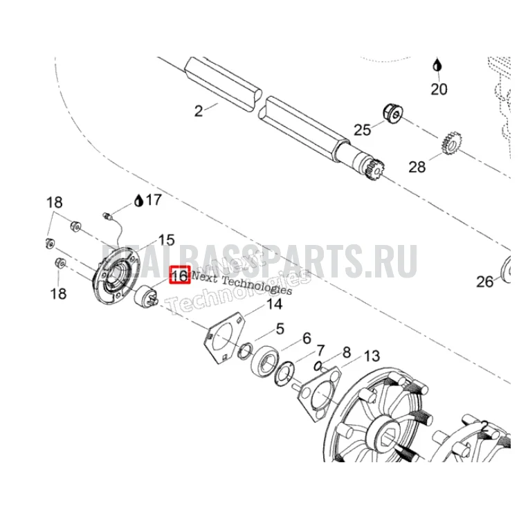 504152040 Адаптер магнитный Ski-Doo (Снято с производства), фото 1