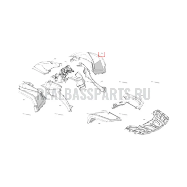 Схема сборки (отмечена позиция детали)
