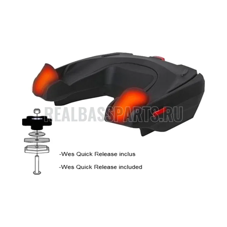 Кофр для квадроцикла BRP/CanAm Outlander Max G2 1000/800/650/500 2012+ WES TOURING Outlander Max 2013 DE LUXE 43122-0045, фото 1