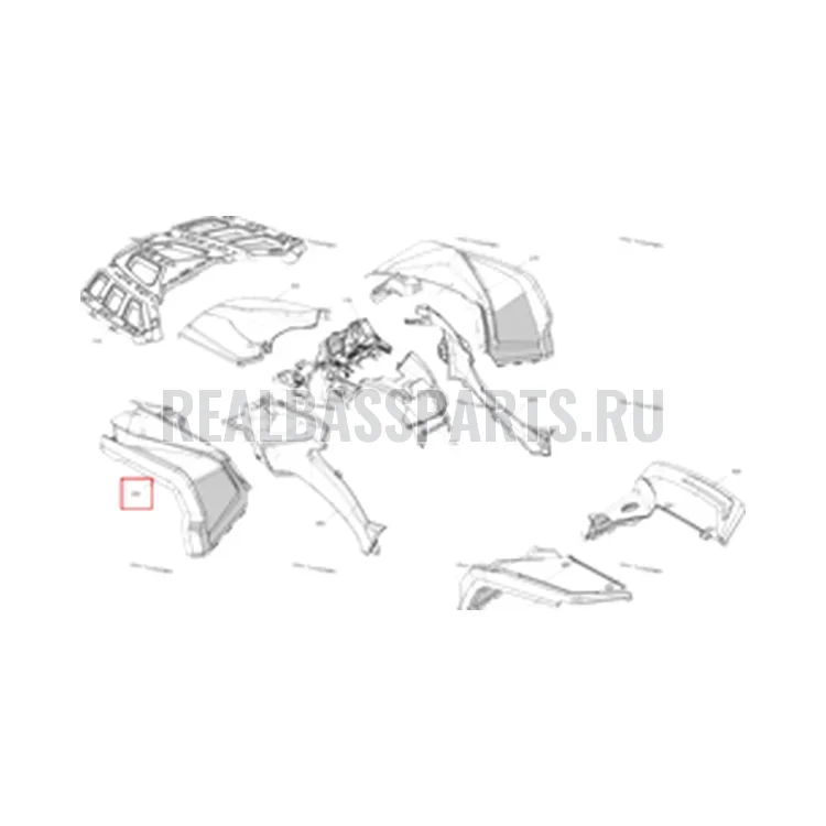 Схема сборки (отмечена позиция детали)