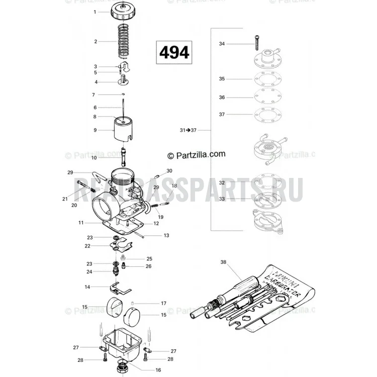 Схема сборки (OEM-каталог)