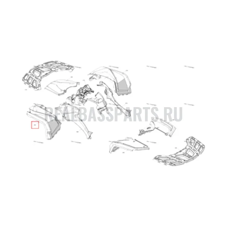 Схема сборки (отмечена позиция детали)
