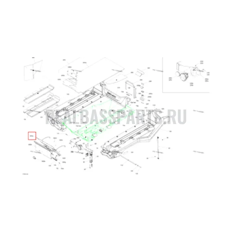 Схема сборки (отмечена позиция детали)