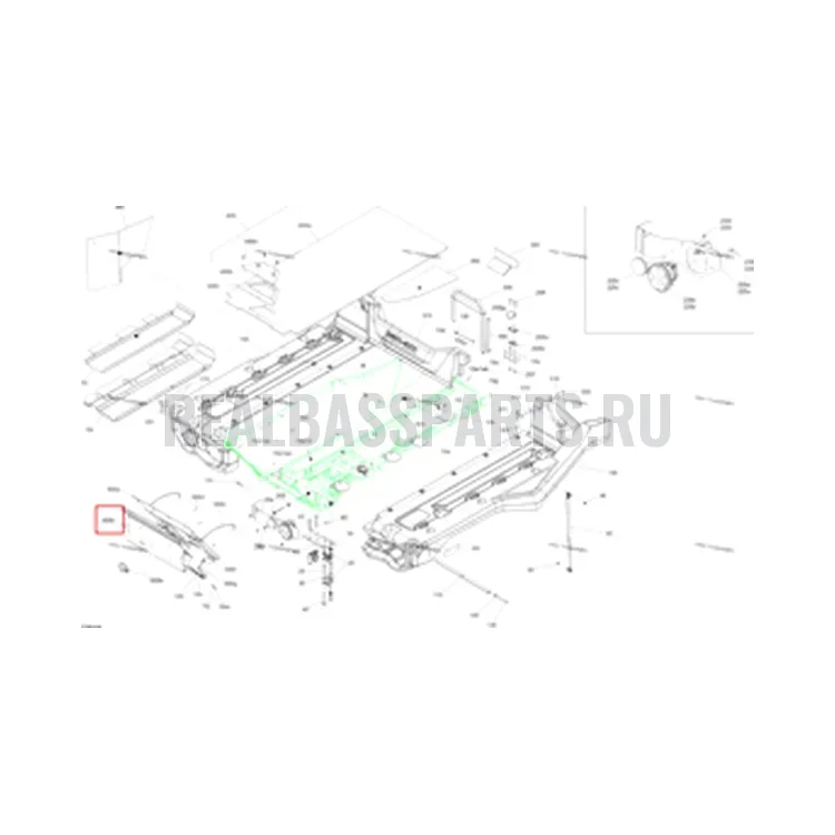 Схема сборки (отмечена позиция детали)