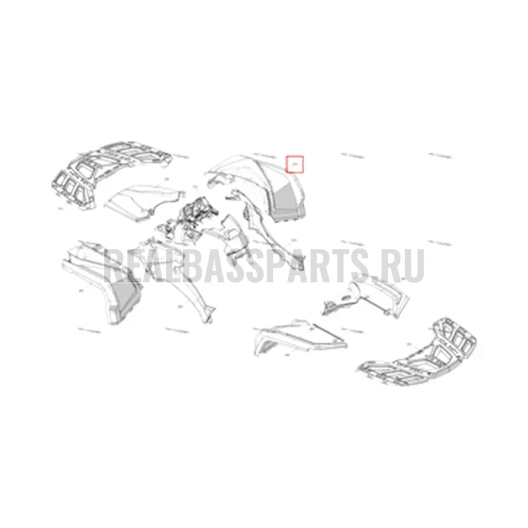 Схема сборки (отмечена позиция детали)