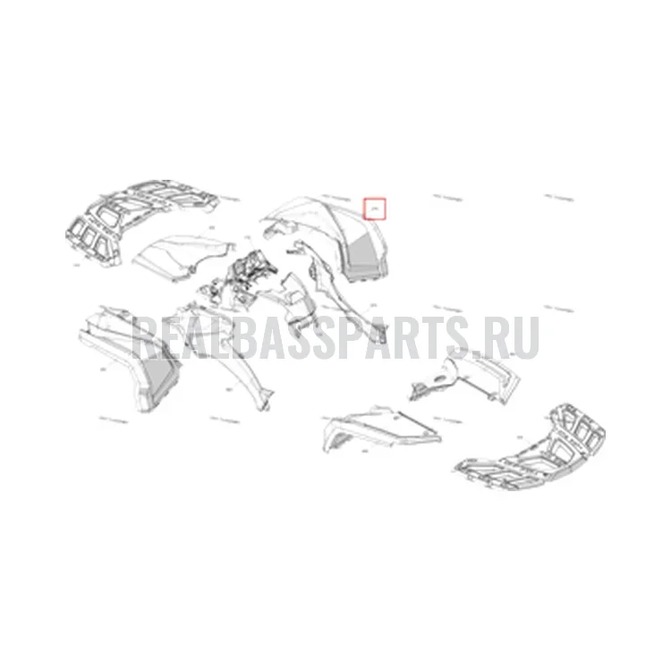 Схема сборки (отмечена позиция детали)