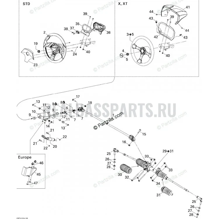 Схема сборки (OEM-каталог)