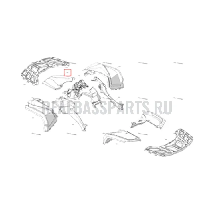 Схема сборки (отмечена позиция детали)