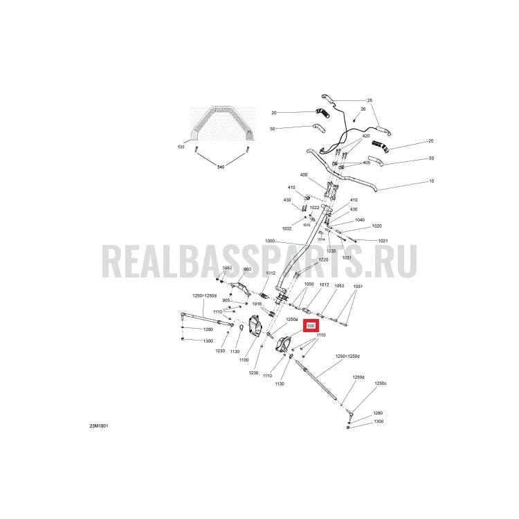 506153294 506153109 Пыльник рулевой G4 Ski-Doo BOOT 506152785 506153037, фото 2