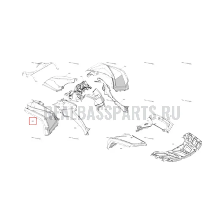 Схема сборки (отмечена позиция детали)