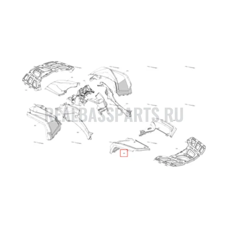 Схема сборки (отмечена позиция детали)