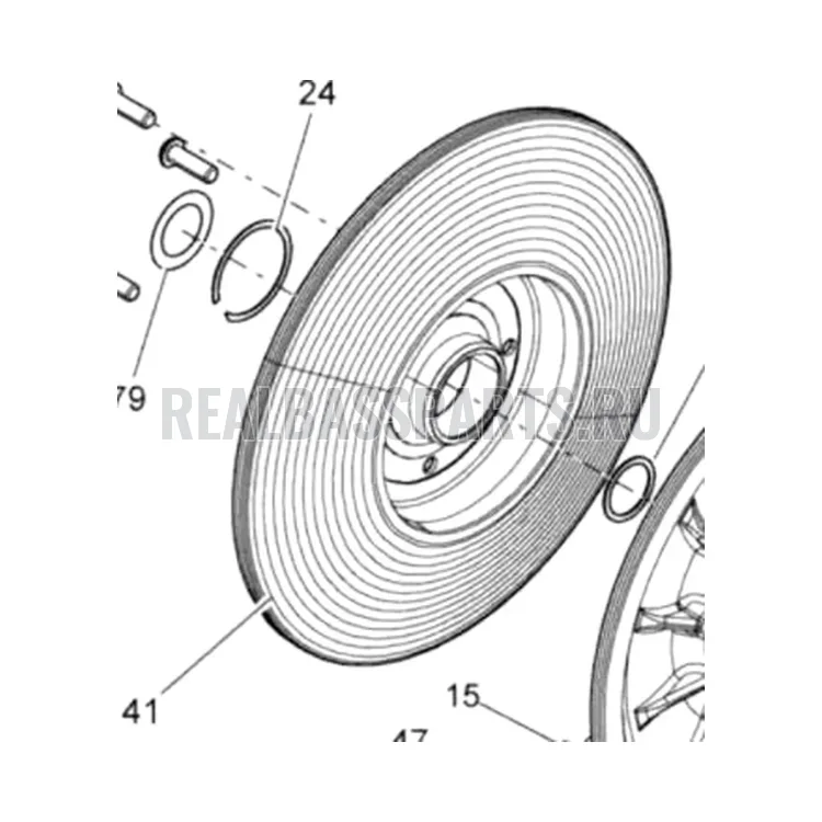 417127366 Щека вариатора Ski-Doo подвижная (417127231 417127317 417126955 417126961 417127659 417127660), фото 2