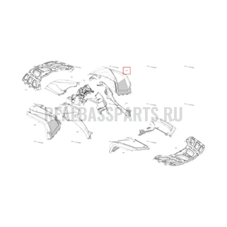 Схема сборки (отмечена позиция детали)