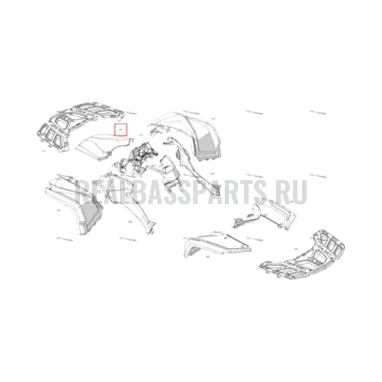 Схема сборки (отмечена позиция детали)