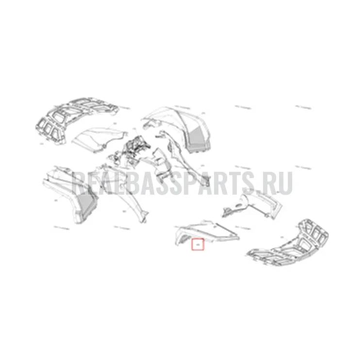 Схема сборки (отмечена позиция детали)