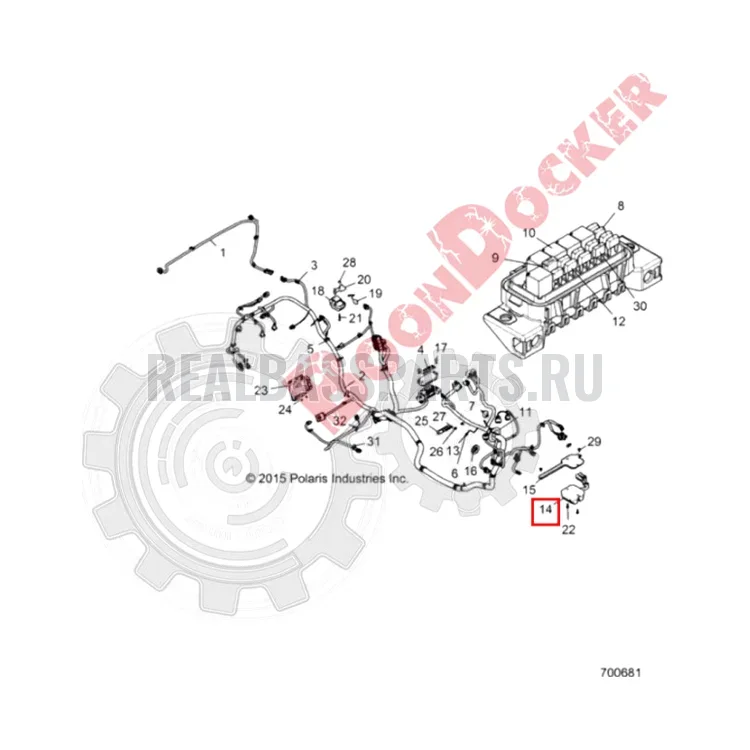 4015816 Реле регулятор напряжения для квадроциклов Polaris RZR 1000 TURBO 4013978, фото 2