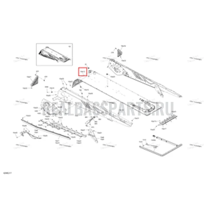 Схема сборки (отмечена позиция детали)