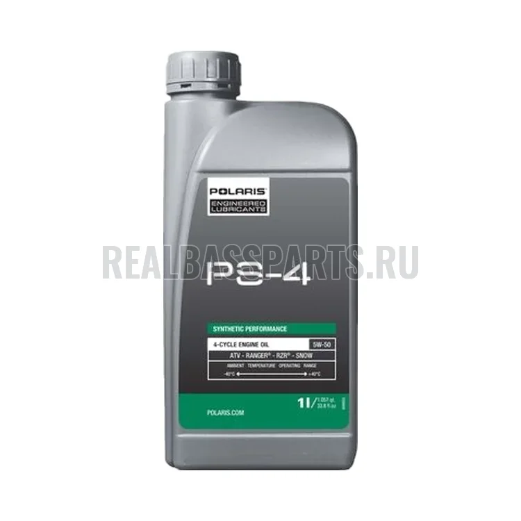 Масло 4-х тактное в двигатель Polaris PS-4 Plus 1L 502129, фото 1
