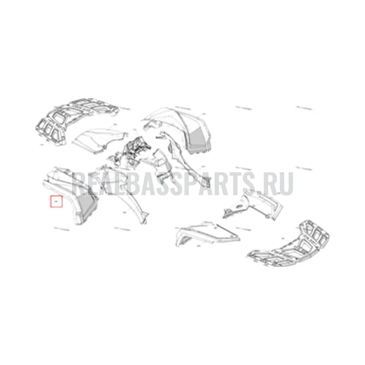 Схема сборки (отмечена позиция детали)