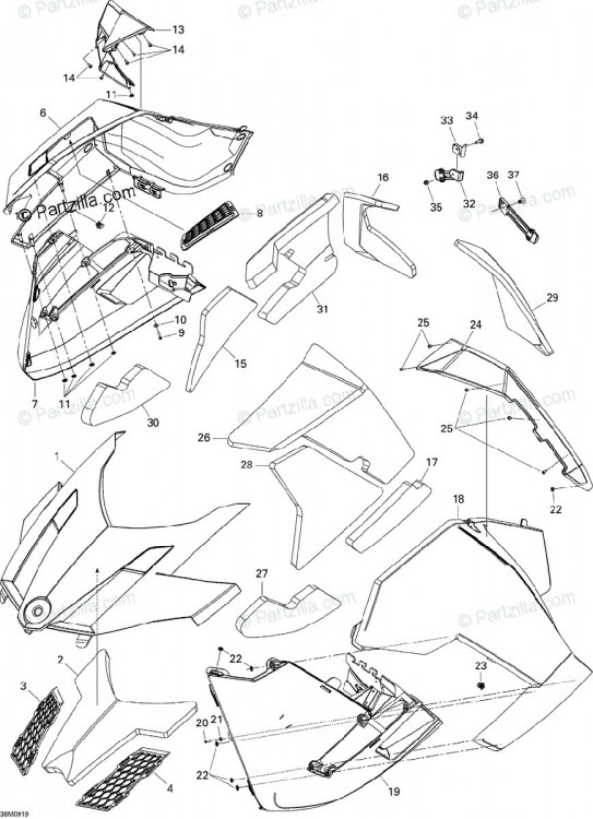 517303771 DEFLECTEUR AIR *AIR DEFLECTOR  Дефлектор боковой панели, левый