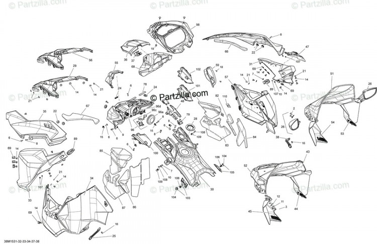 517305284 Белый правый капот